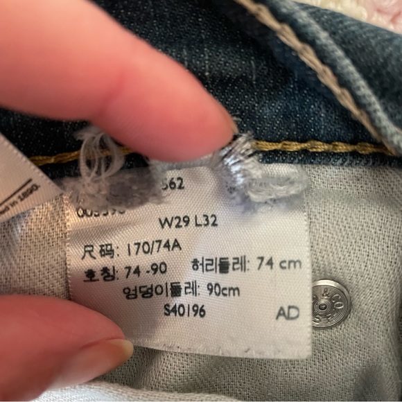 Levi’s Women’s Blue Denim Mid Rise 511 Skinny Jeans Size 29X32 - Picture 8 of 11